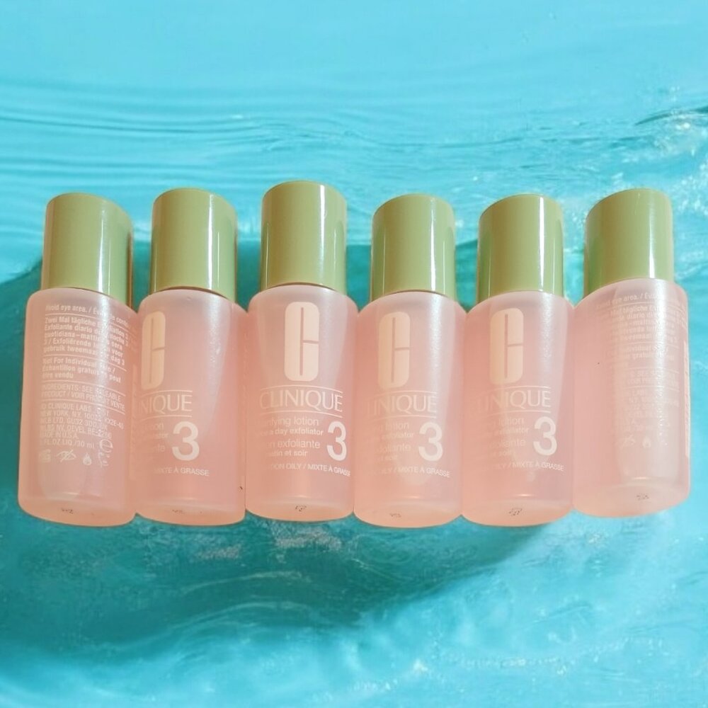 6x Clinique #3 Clarifying Lotion 1oz Bottles (6oz total)